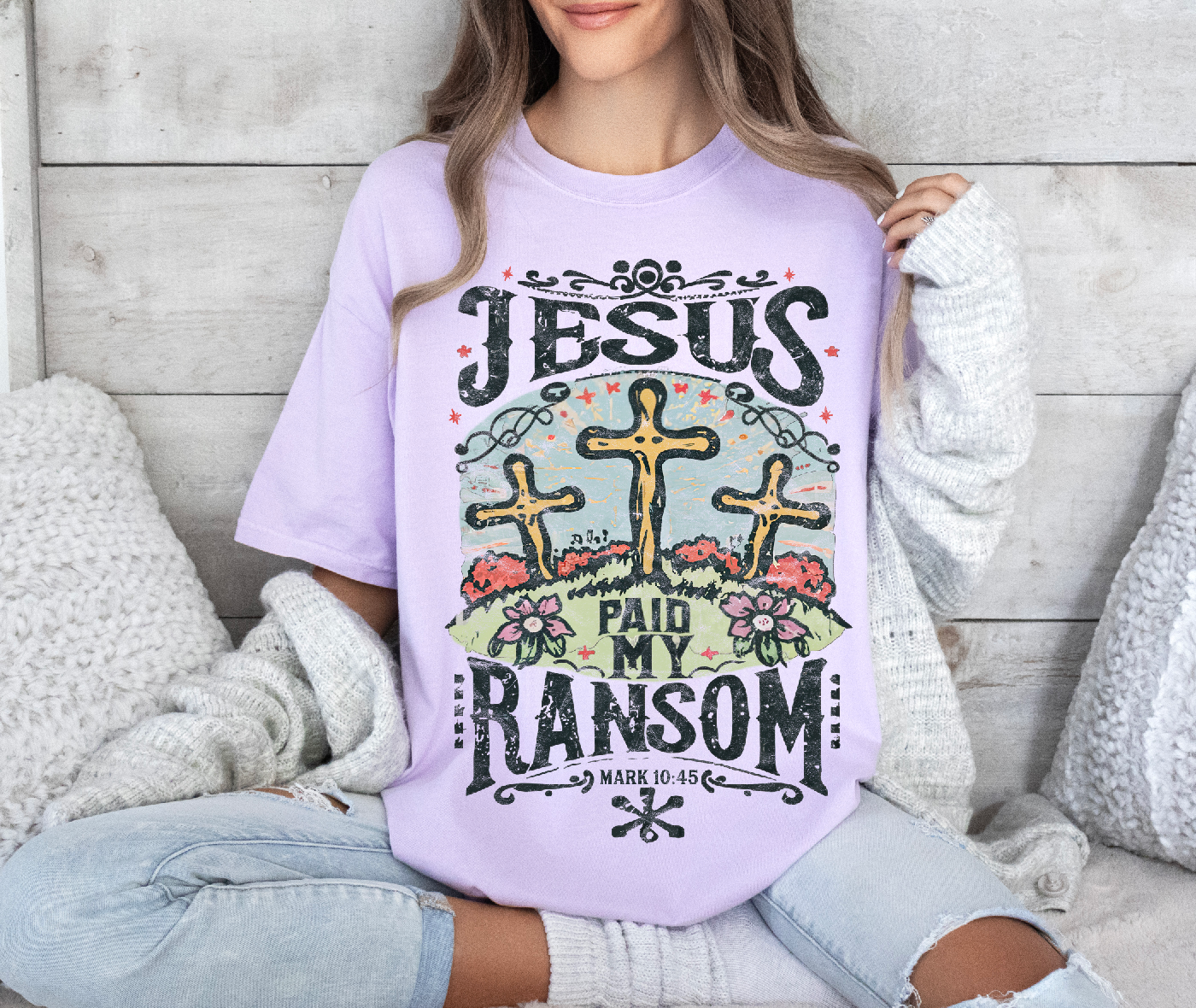 Jesus Paid My Ransom Comfort Color