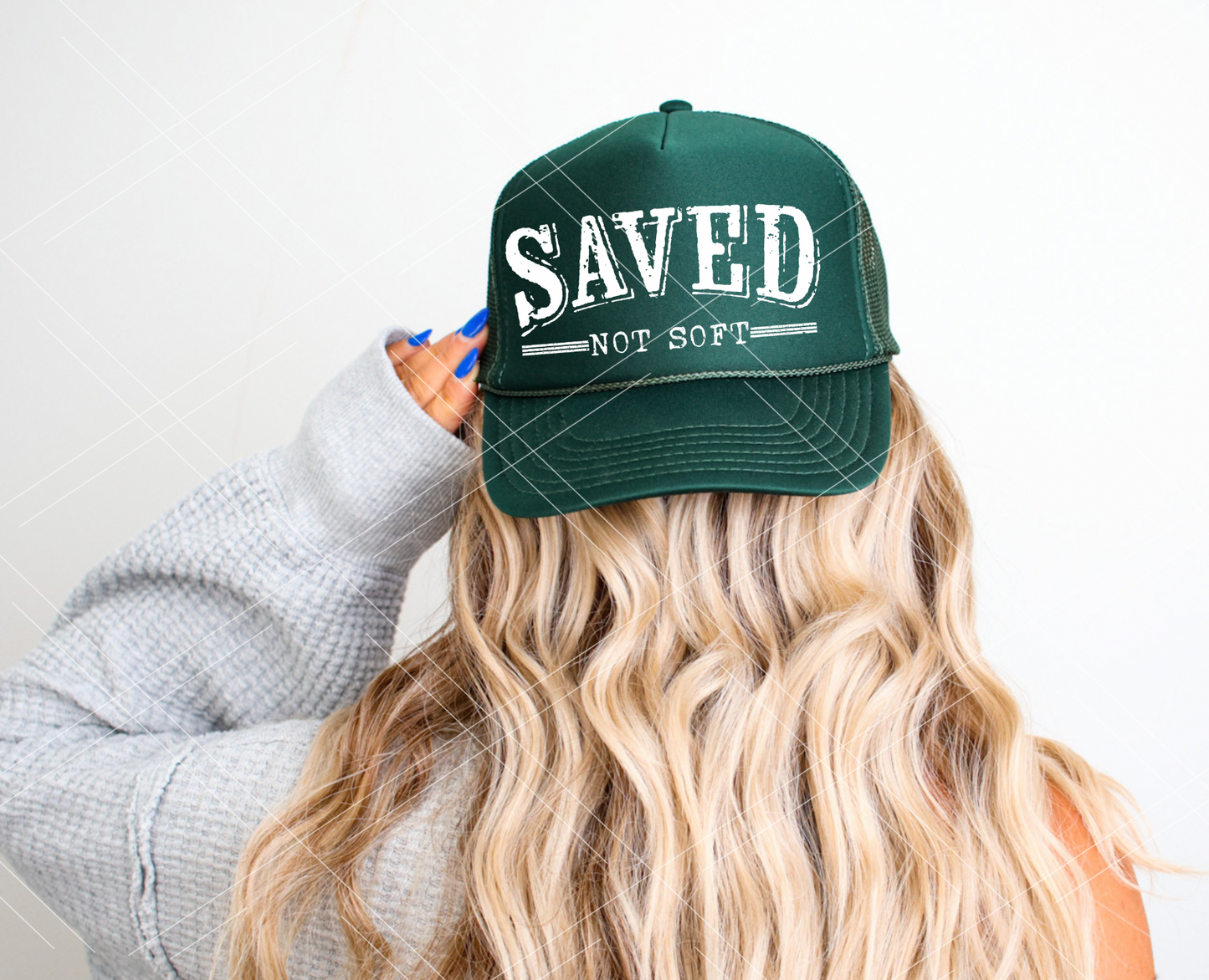 Saved Not Soft Trucker Hat