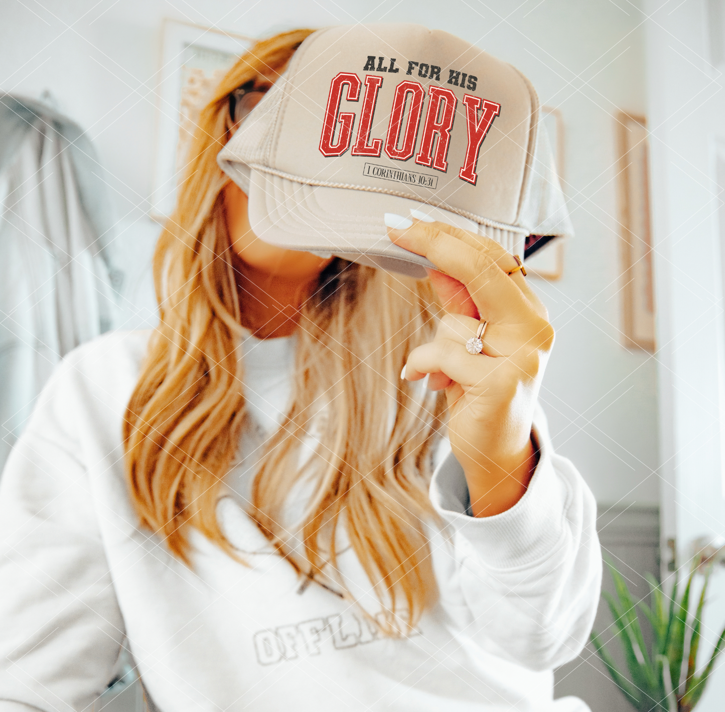 All for His Glory Trucker Hat